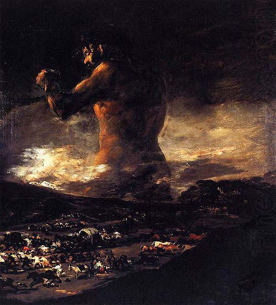 El coloso, Francisco de Goya